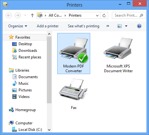 Screenshot for Modern PDF Converter 1.02