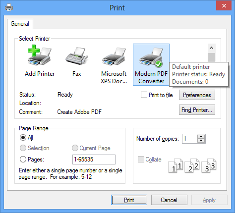 PDF Converter for Windows 8