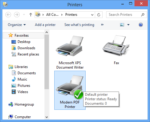 PDF Printer for Windows